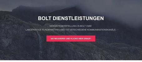 Bolt CMS Paket für Beginner ab 150 EUR inkl. MwSt.